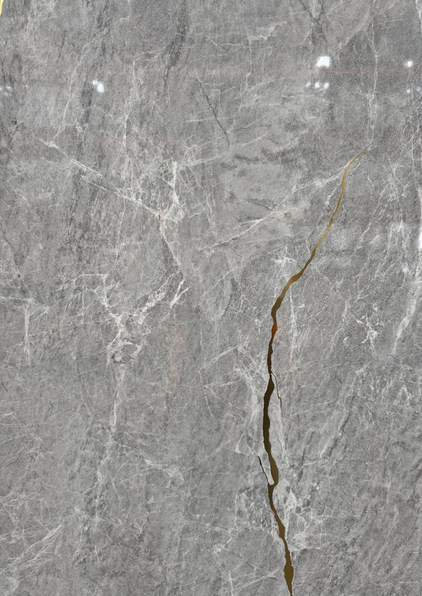 Large Neptune Grey Marble 1.0m x 2.4m Shower Panel Sample