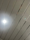 White Silver Strip Ceiling Panel 2.5mtr x 250mm CP02