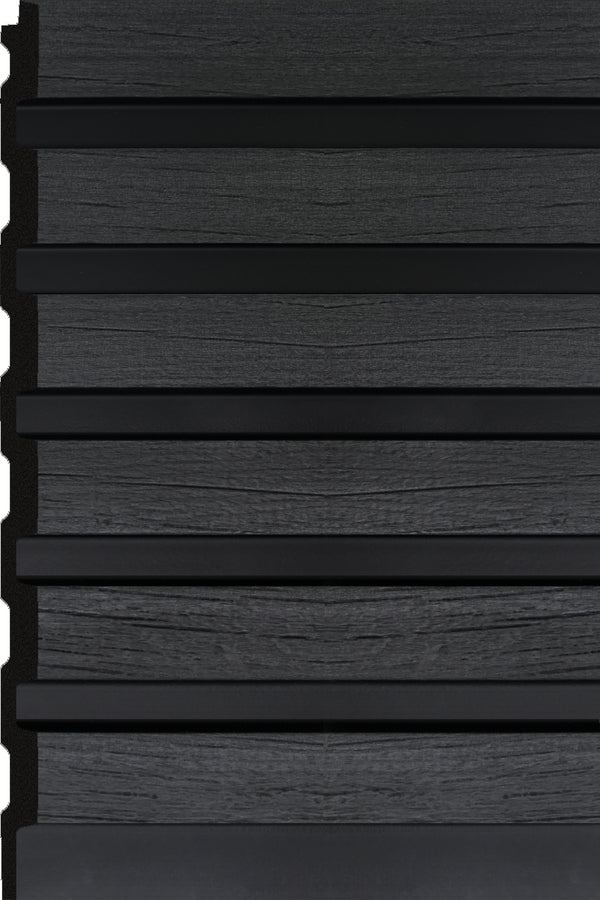 Charcoal Premium Slat Wall Panel - Sulcado 300mm