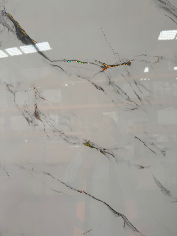 Large Venetian Marble 1.0m x 2.4m Shower Panel Sample