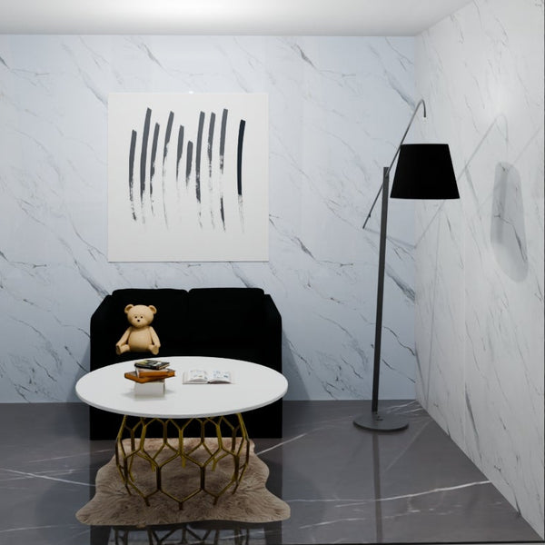 Large Venetian Shimmer Marble 1.0m x 2.4m Shower Panel