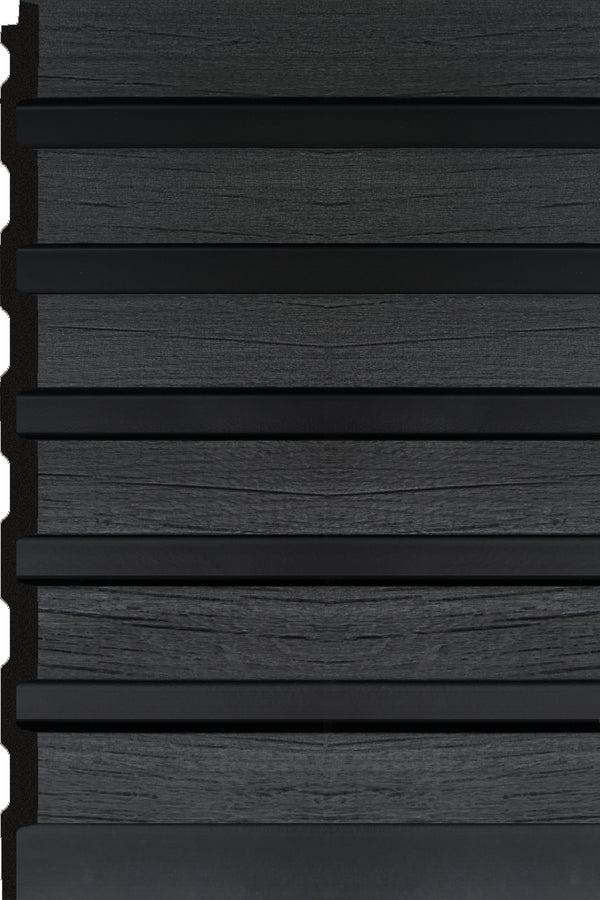 Charcoal Premium Slat Wall Panel - Sulcado 300mm Sample