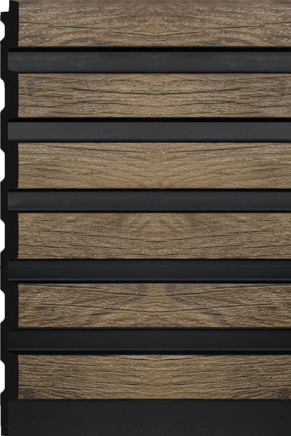 French Oak Premium Slat Wall Panel - Sulcado 300mm Sample