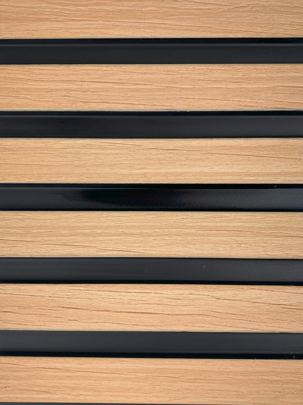 Light Ash Premium Slat Wall Panel - Sulcado 300mm Sample